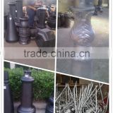 antique outdoor Powder Coated lamp pole