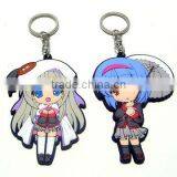 3D Cute Girl Soft Pvc Keychain thumbnail-1