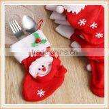 NEW 4 Christmas Table Decor Silverware Tableware Holder Socks Candy Stock thumbnail-5