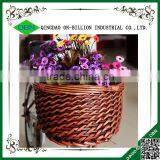 Willow Bicycle Basket Removable Decorative Wicker Bike Basket thumbnail-1
