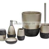 Champaign Gold Color Rope Deco Resin Bathroom Accessory Sets thumbnail-1