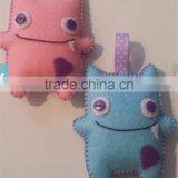 Hot Sell Felt Monster Feltie Decoration Made in China