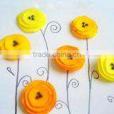 2017 Hight Quality New Products Hot Sale Interior Home Party Ornament Handmade Felt Artificial Flower for Wall Decoration thumbnail-1