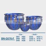 GLAZED CERAMIC OUTDOOR POT BN-G076 thumbnail-6