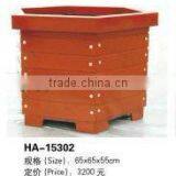 (HA-15302) WOOD FLOWER BOX ,WOODEN FLOWER BOX ,LARGE SOLID WOODEN FLOWER BOX thumbnail-1