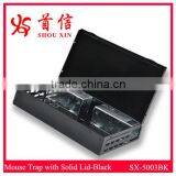 Hot Sales Multi Catch Mouse Trap With Solid Window Black Power Coating SX-5003BK