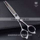 Black Screw Polishing Silver Professional Hair Thinning Scissors thumbnail-3