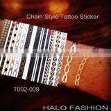 Sexy Custom Fake Tattoo Half Sleeve Temporary Designs Tattoo T002-009 thumbnail-1