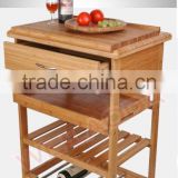 bamboo kitchen cart