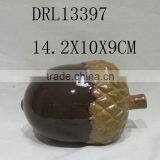 Lying Ceramic Pumpkin Lantern LED Festive Lantern Holloween Decorations thumbnail-6