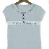 Organic White Girls Tops thumbnail-1