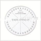 Kearing Round Shape Plastic Aviation Protracotr 360 Degree for Flying Direction Guiding #KRP-1 thumbnail-1