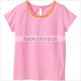 Women O-Neck Pink T-Shirt thumbnail-1
