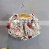 2017 Wholesale New Arrival Baby Clothes Organic Printing White Little Girls Boutique Custom Girls Clothing Set thumbnail-3