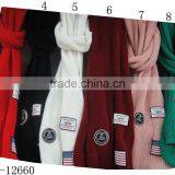Fashion Winter Knitted Acrylic Fantastic 100%acrylic Designer Scarf thumbnail-5