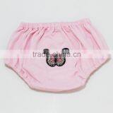2017 New Arrival Solid Color Cute Baby Cotton Embroidery Bloomer thumbnail-3