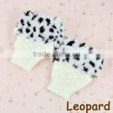 Gloves Arm Warmer Fingerless Gloves-Knitted Rabbit Fur Lined Leather Gloves 8226 thumbnail-4