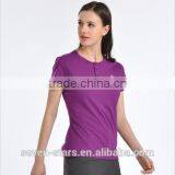 High Elasticity Fitness Clothing Blank T-shirt With Soft Fabric thumbnail-4