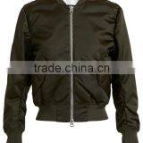 Custom Wholesale Nylon Bomber Jackets thumbnail-4