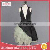 Evening Dress Elegant V Neck Evening Dress Short thumbnail-3