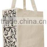 Full Color Print Gusset Accent Tote Bag - Imprinted at Both Gusset Ends With a Decorative Design and Comes With Your Logo thumbnail-3