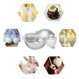 6pcs/pack Bath Bomb Cake Mold 3D Aluminum Alloy Ball Sphere Bath Bomb Mold Cake Baking Pastry Mould 4.5 cm 5.5 cm 6.5cm thumbnail-2