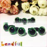 10mm Glitter Metallic Colored Blinking Dark Green Stuffed Doll Craft Eyes thumbnail-5