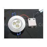 Energy Saving Round 3W Kitchen LED Ceiling Downlights AC 85V - 265V 220 - 280lm