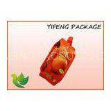 Flat Bottom Stand Up Spout Pouch With 4 Sides Sealed For Liquid Packaing thumbnail-1