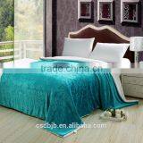 China Suppliers Good Quality Luxury Cyan Thermal Sherpa Blanket New Product 2016