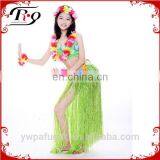 Green Hawaiian Skirt Set
