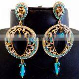 Wholesale victorian earrings online-Bollywood fashion victorian earrings - Victorian Earrings - Victorian rhinestone earrings