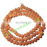 Rudraksha Beads String (mala) 6 Mukhi (six face), size: 5mm