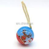 Empty Ball Shape of Tin Box for Christmas Gift Wholesale thumbnail-2