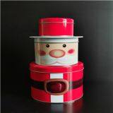 Christmas Ball Tin Box Hemisphere Cake Tin Leather Effect thumbnail-2