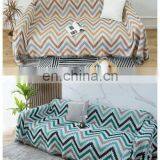 RAWHOUSE Super Soft Stripe Pattern Throw Woven Blankets Use for Sofa Cover as Home Living Room Rugs thumbnail-7
