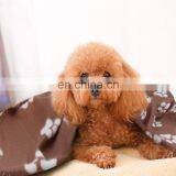 Cute Cat Fleece Blanket Pet Dog Blanket Warm Paw Print Blanket Bed Cover for Dogs and Cats thumbnail-1