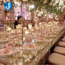 Gold Steel Event Tables And Chairs Hotel Wedding Furniture Wedding Table Banquet Party Tables For Wedding And Event thumbnail-5