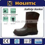 Best Quality Brown Color Pull-up Rubber Sole Safety Rigger Boots thumbnail-1