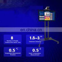 Mall Population Fever Screening System Body Temperature Measurement Face Recognition Temperature Camera thumbnail-2