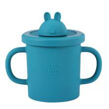 Weiqi Silicone Sippy Cups Animal Shape Kids Toddler Training Drinking Straw Cup With Lid thumbnail-4