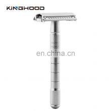 High Quality Eco Friendly Stainless Steel Adjustable Shaver Butterfly Safety Razor thumbnail-3