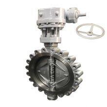 Manufacturer Wholesale ANSI Butterfly Valve Stainless Steel Lug Hard Seal Worm Gear Butterfly Valve thumbnail-5