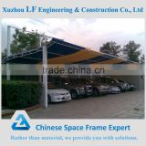 Prefabricated steel roof truss for car parking