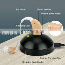 Wholesale OEM Manufacturer Good Price BTE Deaf Aid Noise Reduction Quickly For Deaf Portable Hearing Aids thumbnail-3