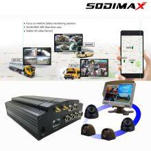 High Resolution 1080P SSD Card 4 Channel Mobil DVR for Bus Camera Surveillance System thumbnail-3