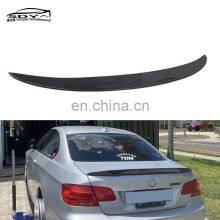 E92 P Style High Quality Carbon Fiber Rear Spoiler Trunk Spoiler Tail Boot Wing For BMW 3 Series E92 thumbnail-1