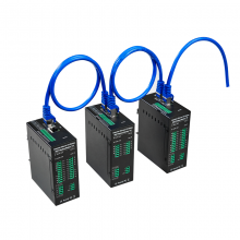 8RTD Input Dual-Ethernet Industrial I/O Module for PT100/PT1000 Sensors thumbnail-1