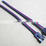 4PIN RGB Connector Wire Cable For 5050 SMD LED Strip Male & Female
