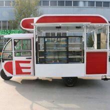 Hot Dog Stand Ice Cream Truck Mobile Truck Fully Equipped Tricycle Food Cart Three Wheel Food Cart Electric Food Tricycle thumbnail-1